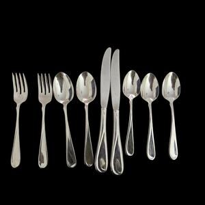 Oneida USA Stainless Flatware Lot 9 Pc 2 Knives 2 Forks 5 Spoons